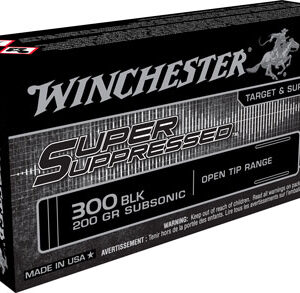 WINCHESTER SUPPRESSED 300 AAC - 200GR FMJ 20RD 10BX/CS