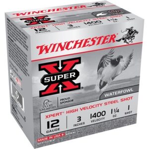 WINCHESTER XPERT STEEL 12GA 3" - 1-1/4OZ #1 1400FPS 25RD 10BX/C