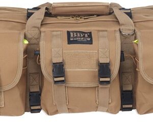 BULLDOG 37" SINGLE TACTICAL CS - 3 LARGE ACCESSORY POCKETS TAN
