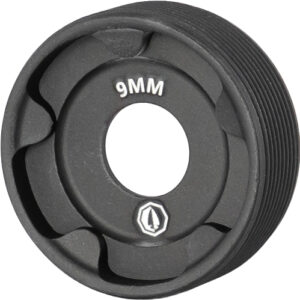 RUGGED SUPPRESSORS FRONT CAP - 9MM OBSIDIAN 9/45