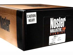 NOSLER BULLETS 22 CAL .224 - 50GR BALLISTIC TIP 1000CT