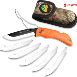 OUTDOOR EDGE RAZOR PRO 3.5" - BLADE/ 3.1" GUT BLADE ORG HNDL