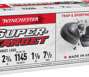 WINCHESTER TARGET 12GA 2.75" - 1-1/8OZ #7.5 1145FPS 200RD CAS