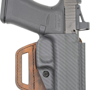 VERSACARRY VSLIDE HOLSTER OWB - HYBRID S&W MP SHIELD POLY/BRWN