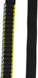 BULLDOG SHOTGUN AMMO BANDOLIER - HOLDS 20 SHELLS 2" WEBBING BLK