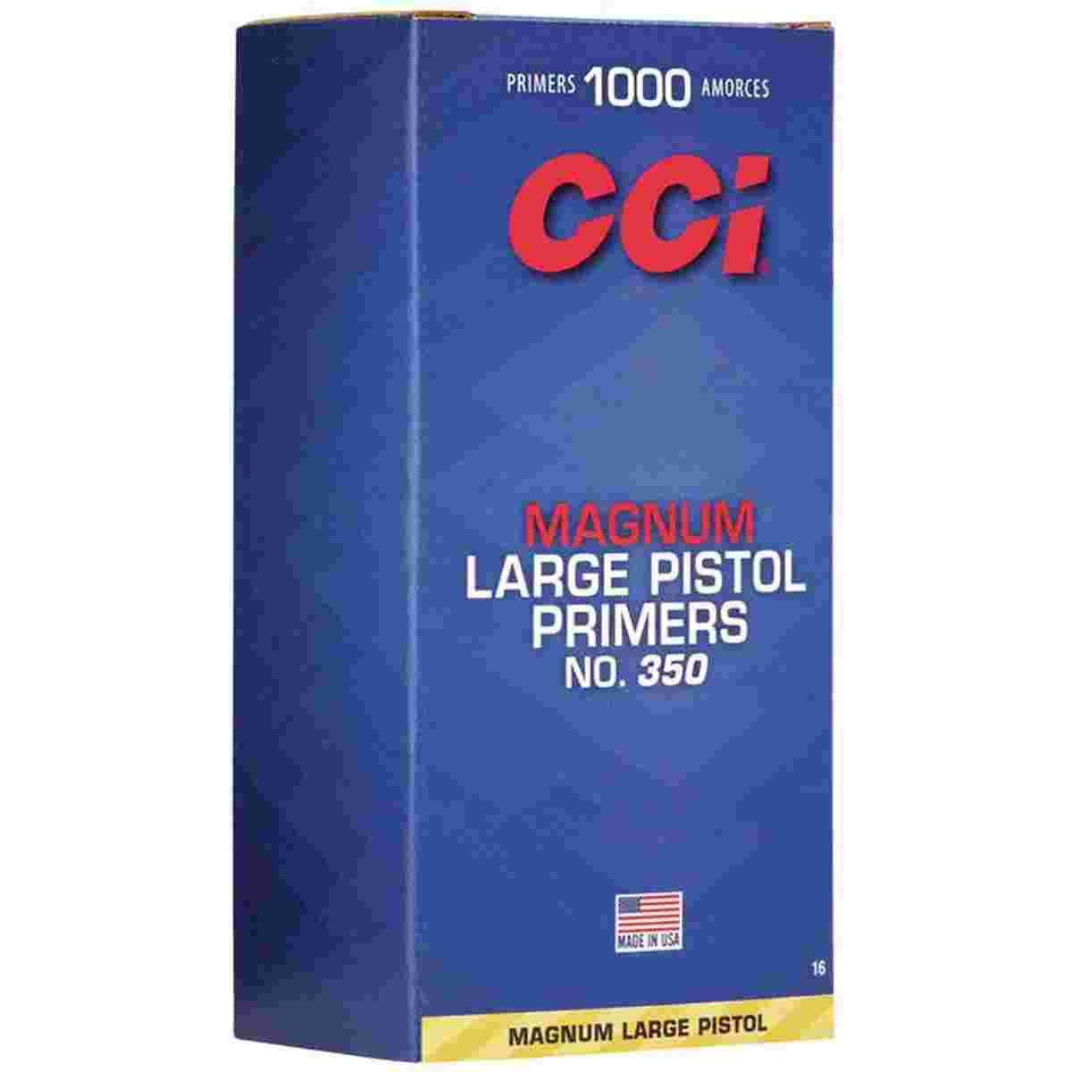 CCI Standard Primers #350 Mag Large Pistol 1000/ct