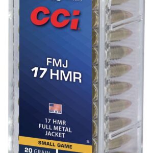 CCI FMJ Rimfire Ammunition .17 HMR 20 gr FMJ 2375 fps 50/ct