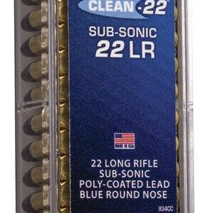CCI Target SubSonic Blue Rimfire Ammunition .22 LR 40 gr LRN 1070 fps 100/ct