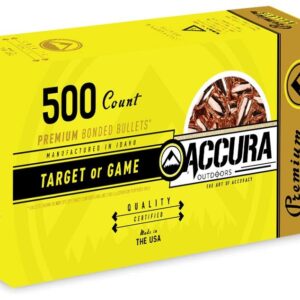 Accura Premium Powerbond Bullets .380 cal 100 gr FP 500/ct