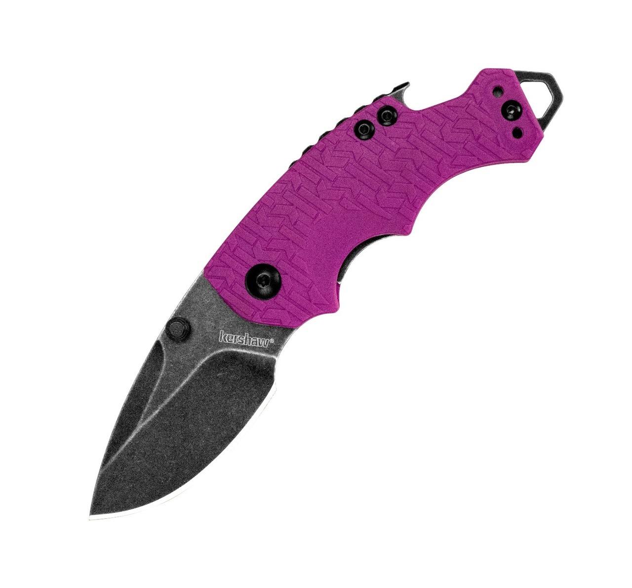 Kershaw Shuffle Knife - Blackwash Finish / Purple