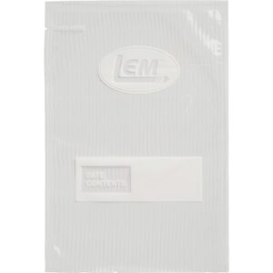 LEM Products MaxVac Quart Vacuum Bags - 8"x12" 100/ct