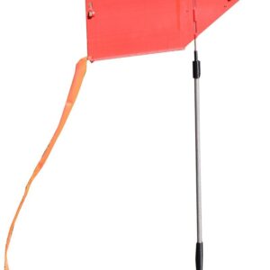 MTM Wind Reader Shooting Range Flag Red