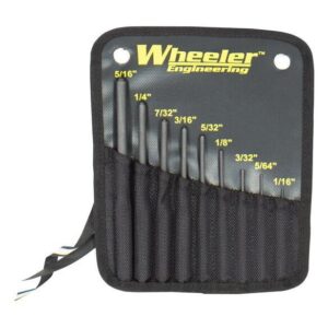 Wheeler Engineering Roll Pin Punch Set 9PC