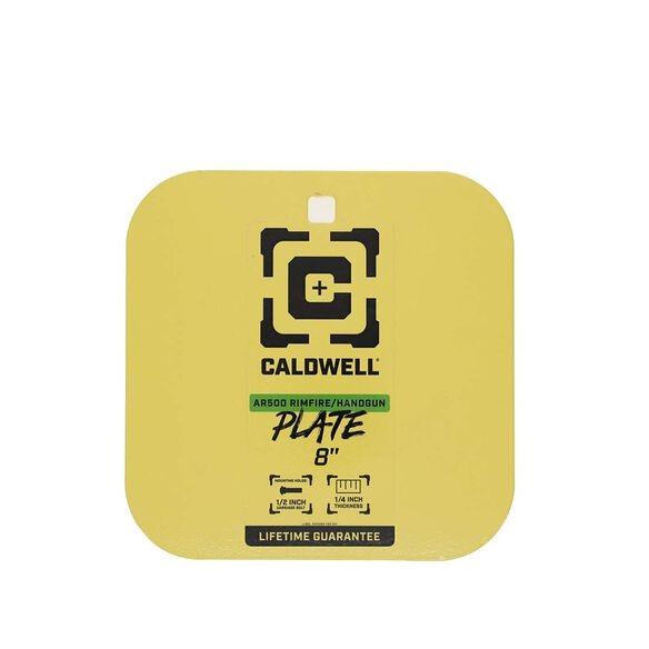 Caldwell AR500 Rimfire/Handgun Target 8" Gong 1/4" Yellow