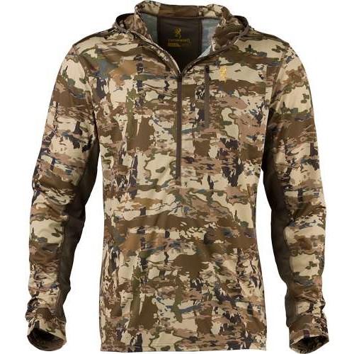 Browning Early Season Hooded Long Sleeve Shirt Auric Camo M