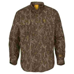 Browning Wasatch-CB Shirt Button-Front 2 Pocket Mossy Bottomland M