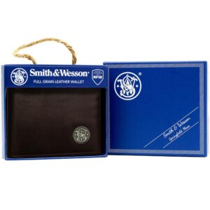 Smith & Wesson Front Pocket Wallet Brown