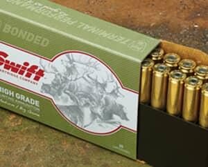 Swift Scirocco II Rifle Ammunition .338 Lapua Mag 210 gr BT 3076 fps 20/ct