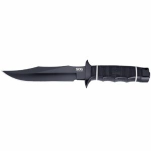 SOG Tech Bowie Knife 6.4" Blade Black