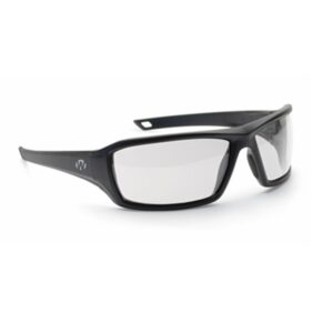 Walker's IKON Forge Shooting Glasses Black with Clear Lens