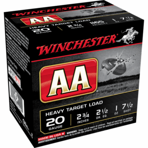 Winchester AA Target 20 ga 2-3/4" 1 oz #7.5 - 25/ct