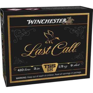 Winchester Last Call Waterfowl TSS Shotshells 410ga 3" 1/2oz 1350fps #9 10/ct