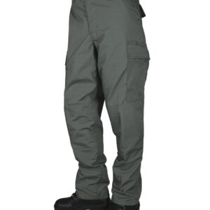 Tru-Spec BDU Basic Pants - 6.5oz. 65/35 Polyester Cotton Rip-Stop Zip Fly Closure Olive Drab Medium
