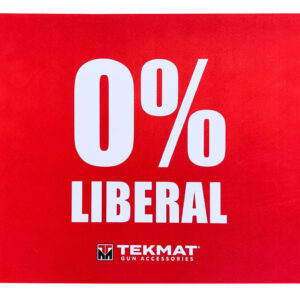 TekMat TEK42LIBERAL Zero Percent Liberal Door Mat Red Rubber 42" Long 0% Liberal