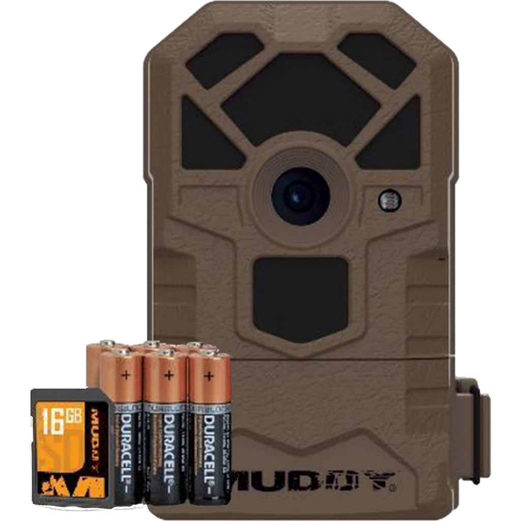Muddy Pro Cam 16 Bundle Batteries & SD Card 16 MP and 420 Video at 30FPS