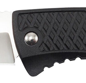 S.O.G SOG-TD1011-C Traction  3.50" Folding Clip Point Plain Satin 5Cr13MoV SS Blade Black Textured GRN Handle Includes Pocket Clip