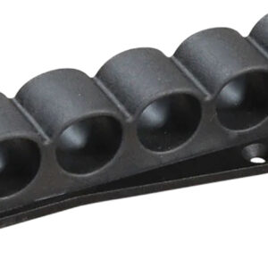 ADAPTIVE TACTICAL AT06000R Receiver Mounted Shell Carrier  6rd Non-Glare Black Synthetic Rubber Fits Remington 870/1100/1187 12 Gauge