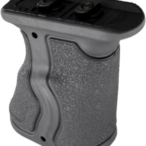 FAB Defense FXGRADMB Gradus Ergonomic Forward Grip Angled, Black Polymer with Rubber Overmold, Fits M-Lok Rail