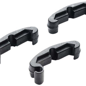 Larue Tactical LT708BLK IndexClips Rail Covers Low Profile Black Polymer Fits AR-15 1913 Picatinny Rail Mount