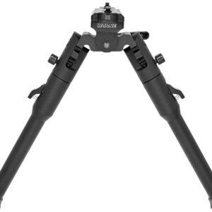 Warne 7914M Skyline Lite Bipod  Folding Black Aluminum/Steel