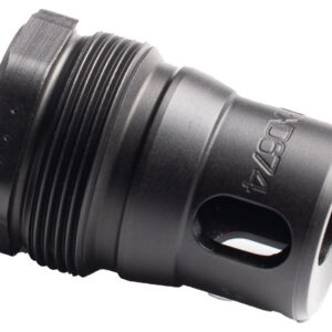 Dead Air RXD675 XRF Xeno Rimfire Muzzle Brake Black Nitride 17-4PH Stainless Steel M10x1 Threads 1.21" OAL 0.81" Diameter