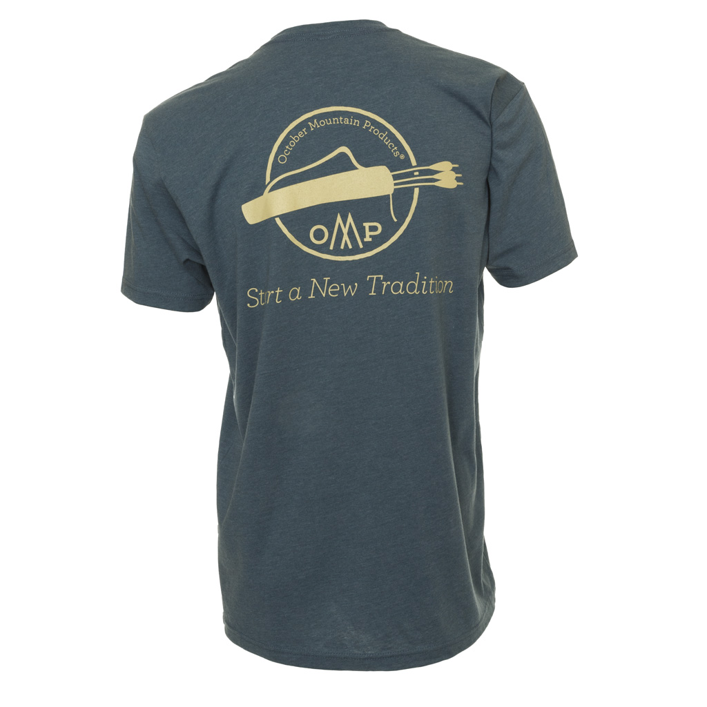 October Mountain Tradition Tee Indigo Small - Image 2