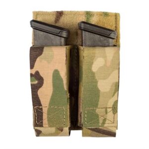 DOUBLE PISTOL MAGNA MAG POUCH LAMINATE MULTICAM