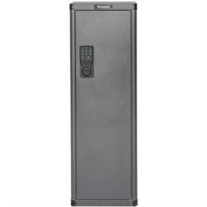 GUN CABINET W/DIGITAL LOCK 12-GUN 55'' H X 18'' W X 15'' D BLK