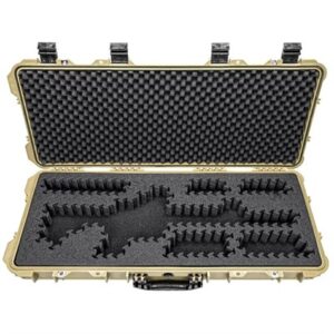 38'' HARD RIFLE CASE W/ RAGAR FOAM INSERT TAN