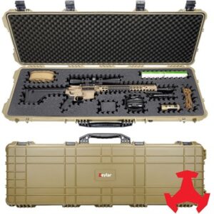 48'' HARD RIFLE CASE W/RAGAR FOAM INSERT TAN