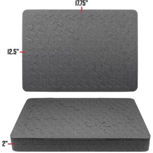 RAGAR FOAM INSERT 17.75''X12.5'' FOR EYLAR 20'' CAMERA/DRONE CS