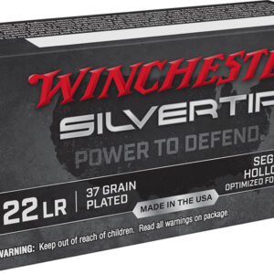 Winchester Ammo W22LRST Silvertip  22LR 37gr Silvertip Hollow Point 50 Per Box/40 Case