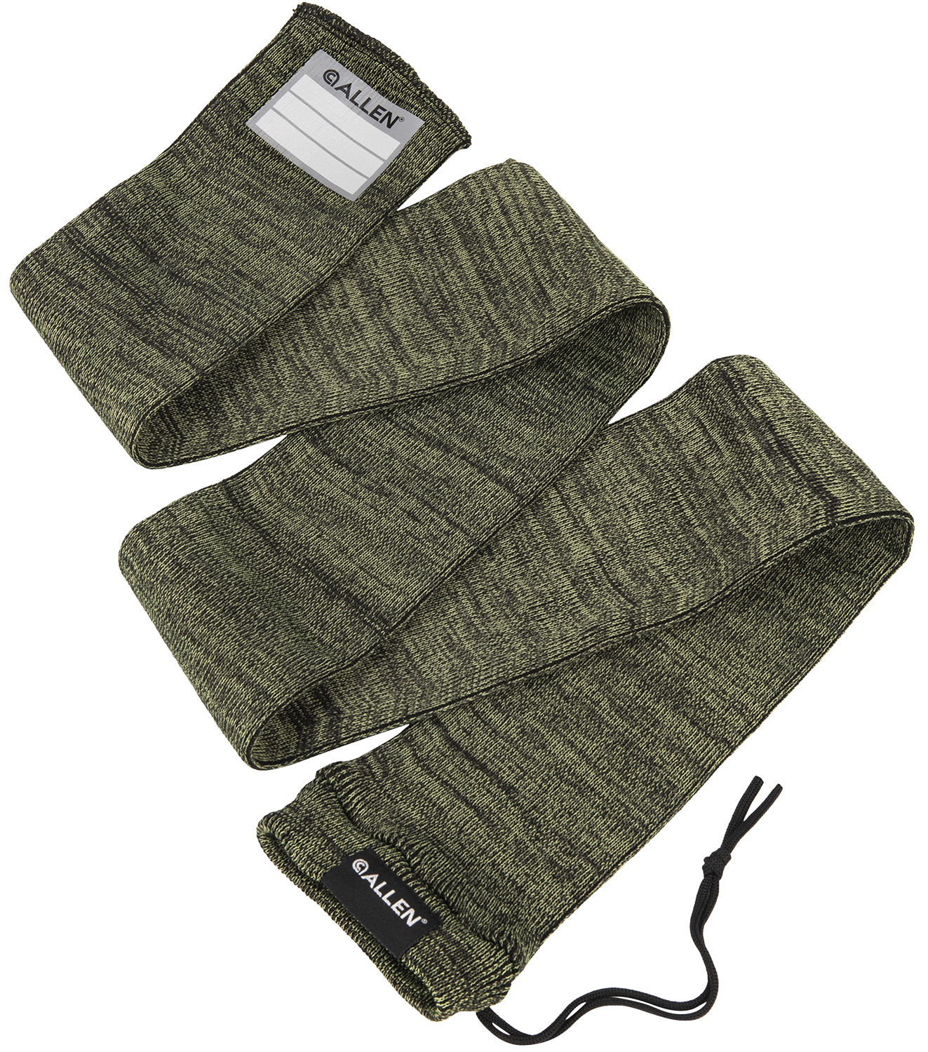 Allen 13171 Stretch Knit Gun Sock Green Silicone-Treated Knit w/Custom ID Labeling Holds Rifles with Scope or Shotguns 52" L x 3.75" W Interior Dimensions