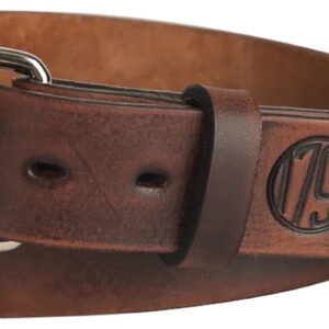 1791 Gunleather BLT014852VTGA 01 Gun Belt Vintage Leather 48/52 1.50" Wide Buckle Closure