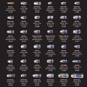 Lightning Ammo Lead Cast Handgun Bullets 9mm .356" 125 gr RN 100/ct Box