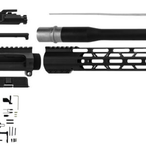 TacFire SSRK65CRDLPK20BN AR Build Kit  Sports South Exclusive 6.5 Creedmoor AR-Platform Black Nitride 5/8"x24
