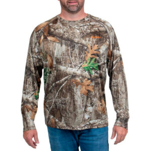 Habit Men's Siesta Cape Long Sleeve Perf Tee M-Realtree Edge