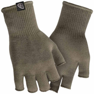 Blocker Finisher Merino Fingerless Gloves Flint Large