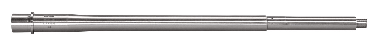 Proof Research 100530 AR-Style Barrel 300 Blackout 12.50" Pistol Length Gas System 1:7" Twist 5 Grooves, 5/8"-24 tpi, Stainless Stainless