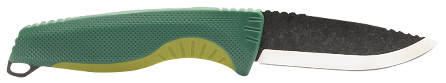 S.O.G SOG17410257 Aegis AT 3.13" Folding Drop Point Part Serrated Black TiNi Cryo D2 Steel Blade, OD Green Textured GRN Handle